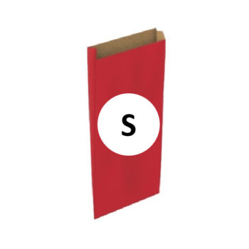 Pack 25 Sobres Kraft Rojo Tamaño "S" 15+6x30 cm