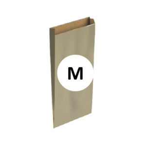 Pack 25 Sobres Kraft Oro Tamaño "M" 20+6x35 cm