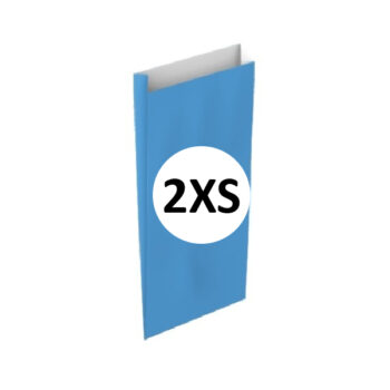 Pack 25 Sobres Celulosa Celeste Tamaño "2XS" 10+3x20 cm