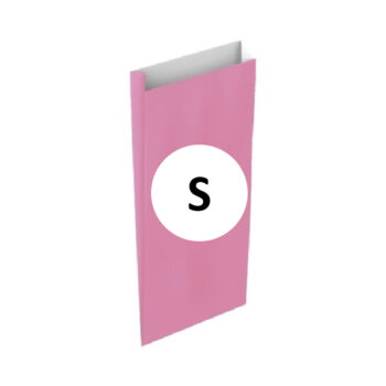 Pack 25 Sobres Celulosa Rosa Tamaño "S" 15+6x30 cm
