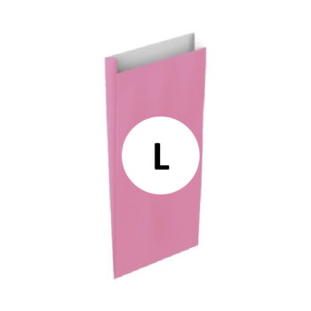 Pack 25 Sobres Celulosa Rosa Tamaño "L" 25+6x40 cm