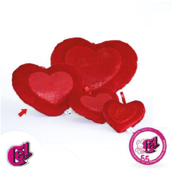 Peluche Corazón Brillante 30 cm