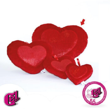 Peluche Corazón Brillante 40 cm
