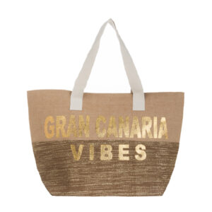 Bolso Playa Vibes Gran Canaria Marrón