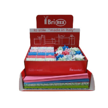 Expositor 100 Pliegos Papel + 50 Estrellas + 30 Cintas