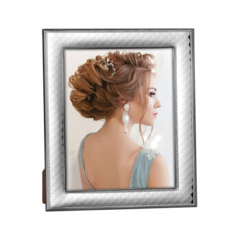 Portafoto Aluminio Plateado 10 x 15 cm