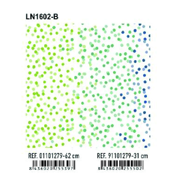 LN1602-B Papel de Regalo Bobinas Basika 31 cm (LN1602-B)