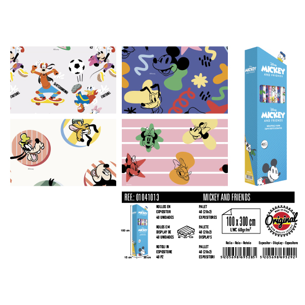 Rollos Mickey And Friends 100 x 300 cm