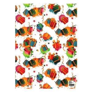 01200-03 25 Hojas Papel de Regalo en Pliego Nº3