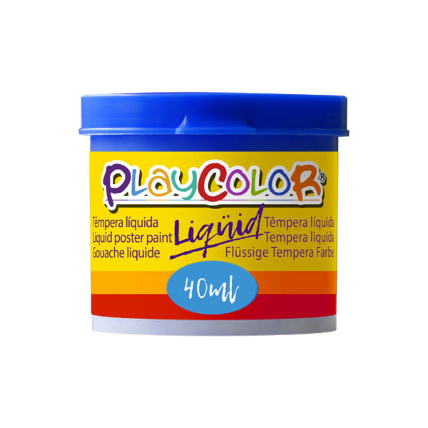 Playcolor Liquid Basic 40 ml Pack 6 Color Azul Oscuro