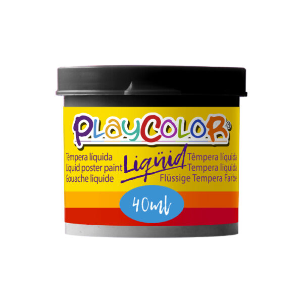 Playcolor Liquid Basic 40 ml Pack 6 Color Negro