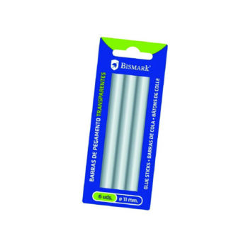 Barras Silicona Transparente 6 UDS