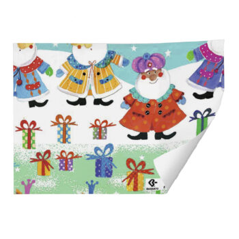 25 Hojas Papel de Regalo en Pliego Navidad Regalos y Nieve