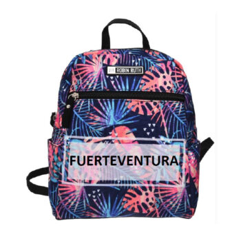 Mochila Pequeña Flowers Fuerteventura Azul