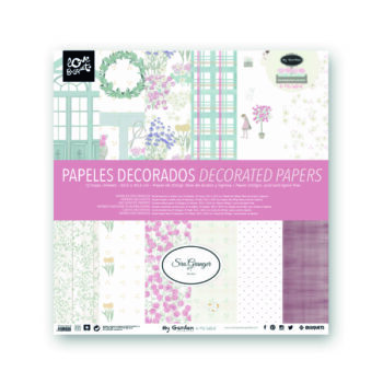 Papeles Decorados 12 Hojas 200 GR