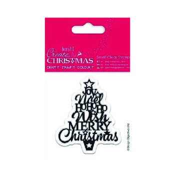 Sello Árbol Navidad Transparente