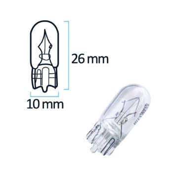 Lámpara Piloto de Matrícula Caja 10 UDS