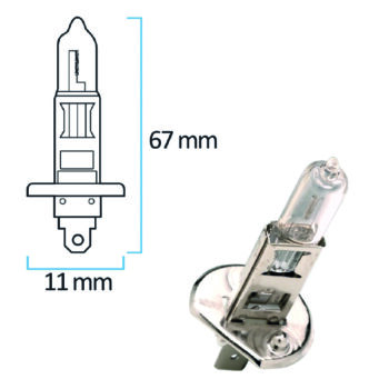 Lámpara Faro Antiniebla Caja 1 UD