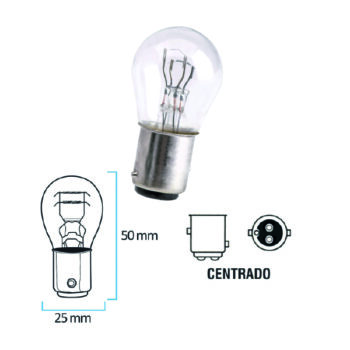 Lámpara Luz de Freno Caja 10 UDS
