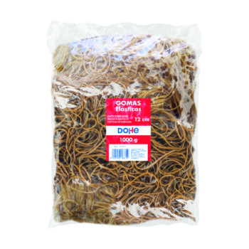 Gomas Elásticas Dohe 12 CM Bolsa 1000 GRS