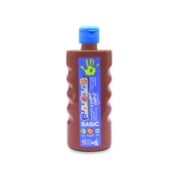 Playcolor Finger Paint 500 ML Color Marrón