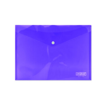 Sobre Broche Color Morado Translucido A-4