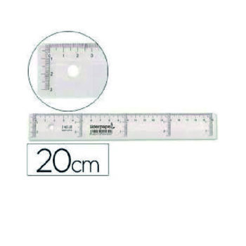 Regla Plástico 20 cm Junior