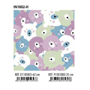 IN1802-H Papel de Regalo Bobinas Basika 62 cm (IN1802-H)