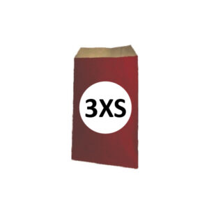 Pack 25 Sobres Kraft Rojo Tamaño "3XS" 8x15 cm