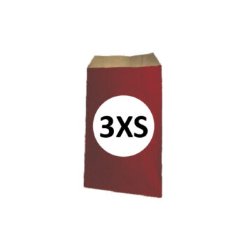 Pack 25 Sobres Kraft Rojo Tamaño "3XS" 8x15 cm