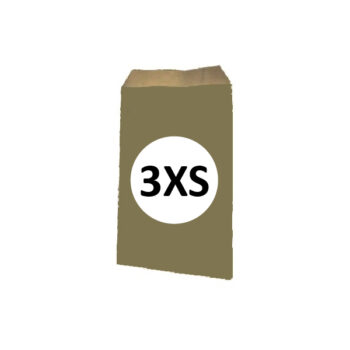 Pack 25 Sobres Kraft Oro Tamaño "3XS" 8x15 cm