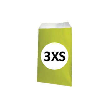 Pack 25 Sobres Celulosa Pistacho Tamaño "3XS" 8x15 cm