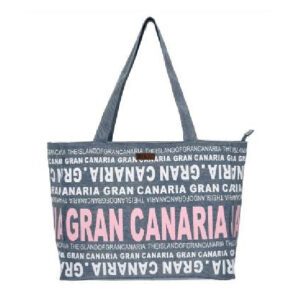 BT008-B Bolso 38 x 30 Degrade Gran Canaria Azul/Blanco/Rosa