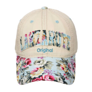 CT060-L Gorra Lanzarote Original Flowers/Beige/Azul