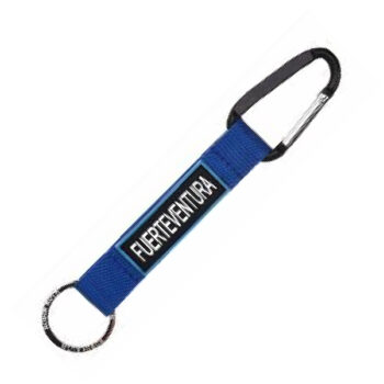 Llavero Mosquetón Fuerteventura Azul