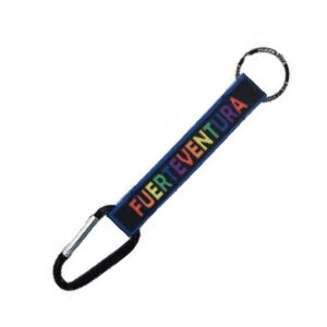 KT005-F Llavero Mosquetón Fuerteventura Multicolor