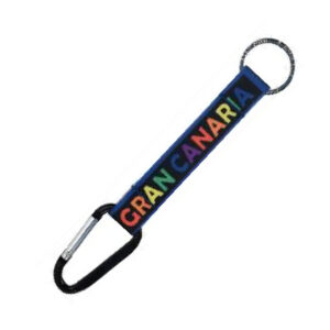 KT005-GC Llavero Mosquetón Gran Canaria Multicolor