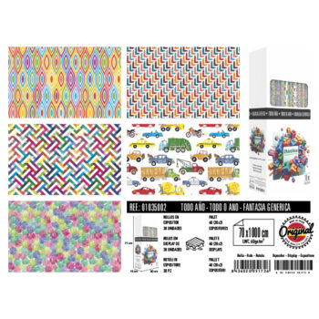 Rollos Todo Año 70 x 1000 cm