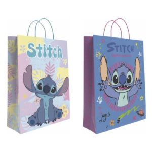 02007125 Bolsa Decorada Disney Stitch «S» 24+10×32 cm