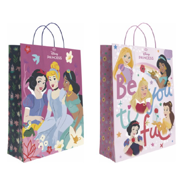 Bolsa Decorada Disney Princess «L» 32+14×40 cm