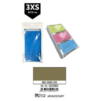 Pack 12 Sobres Kraft Oro Tamaño "3XS" 8x15 cm