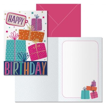 Postal Dohe Colores - Happy Birthday