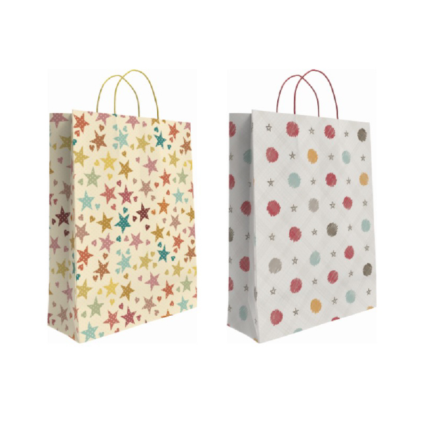 Bolsa Decorada Surtido C «S» 24+10×32 cm