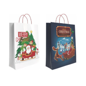 Bolsa Decorada Navidad Surtido G «L» 32+14×40 cm