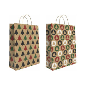 Bolsa Decorada Navidad Surtido H «L» 32+14×40 cm