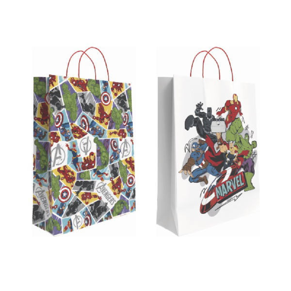 Bolsa Decorada Disney Avengers «S» 24+10×32 cm