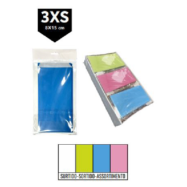 Caja Sobres Celulosa Surtido Tamaño "3XS" 8x15 cm