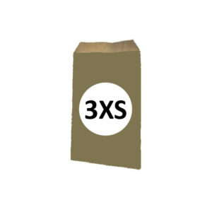 Pack 100 Sobres Kraft Oro Tamaño "3XS" 8x15 cm