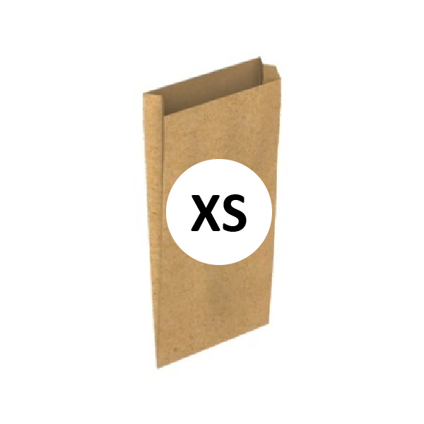 Pack 100 Sobres Kraft Tamaño "XS" 12+3x25 cm