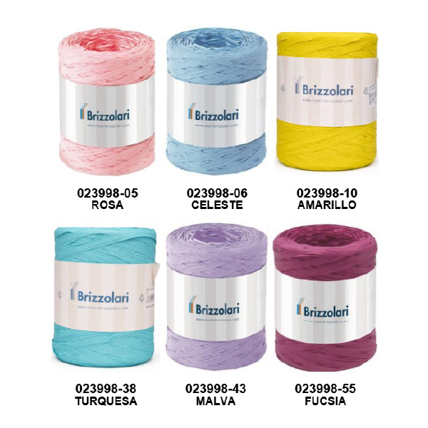 Rafia Tonos Pastel 200 metros Color Celeste